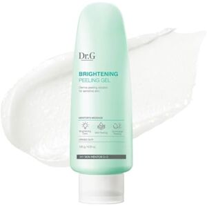 Dr.G Dr. G Brightening Peeling Gel Cuidados com a pele coreana para a pele brilhante, esfoliação facial Aqua Gommage, ácido hialurónico ceramidas, vitamina C, textura suave da pele, baixa irritação Dr.G Dr. G Brightening Peeling Gel Cuidados com a pele coreana para a pele brilhante, esfoliação facial Aqua Gommage, ácido hialurónico ceramidas, vitamina C, textura suave da pele, baixa irritação