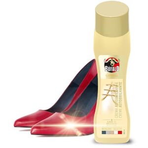 Bufalo Express Creme auto-brilhante incolor formulado com óleo natural de amêndoas, cuidados com o calçado e cor, brilho intenso imediato frasco de 50 ml Bufalo Express Creme auto-brilhante incolor formulado com óleo natural de amêndoas, cuidados com o calçado e cor, brilho intenso imediato frasco de 50 ml