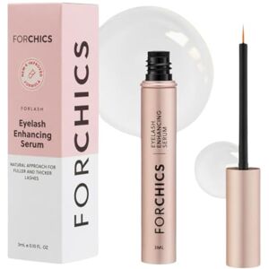 Forchics Soro de crescimento de pestanas, reforço de pestanas sem prostaglandina para pestanas e sobrancelhas mais longas e grossas, fórmula natural, resultados visíveis em 2 semanas, vegano, sem Forchics Soro de crescimento de pestanas, reforço de pestanas sem prostaglandina para pestanas e sobrancelhas mais longas e grossas, fórmula natural, resultados visíveis em 2 semanas, vegano, sem