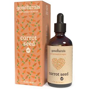 GONATURALS Óleo de bronze de cenoura 100% puro com vitaminas C, A e E, 50 ml, acelerador de bronze com betacaroteno, bronzeador corporal com óleo de cenoura prensado a frio GONATURALS Óleo de bronze de cenoura 100% puro com vitaminas C, A e E, 50 ml, acelerador de bronze com betacaroteno, bronzeador corporal com óleo de cenoura prensado a frio