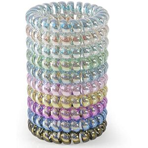 JessLab Elásticos Espirais para Cabelo, 10 Peças sem Deixar Marca, Fitas de Cordão Telefónico sem Danos, Suporte de de Cavalo de Plástico para Mulheres e Meninas, Cores Sortidas (#12) JessLab Elásticos Espirais para Cabelo, 10 Peças sem Deixar Marca, Fitas de Cordão Telefónico sem Danos, Suporte de de Cavalo de Plástico para Mulheres e Meninas, Cores Sortidas (#12)