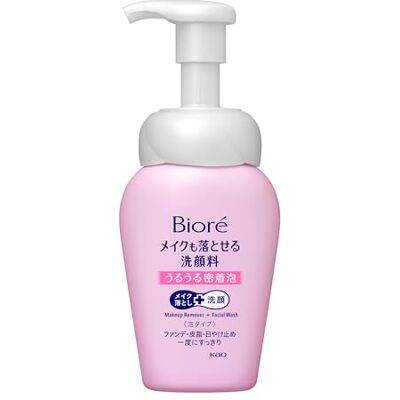 Bioré Biore Make Mo Otoseru Facial Washing Foam Uru Uru Micchaku-Awa 160 ml (importação do Japão) Bioré Biore Make Mo Otoseru Facial Washing Foam Uru Uru Micchaku-Awa 160 ml (importação do Japão)