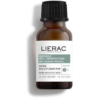 Lierac Protocolo Stop grãos 15 ml, zinco ácido salicílico, calamina, reduz o grão em 1 noite 95% natural Lierac Protocolo Stop grãos 15 ml, zinco ácido salicílico, calamina, reduz o grão em 1 noite 95% natural
