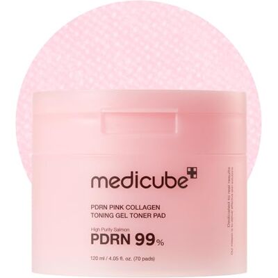 medicube Toner Pads salmão DNA PDRN Pink Collagen Jelly Pad medicube Toner Pads salmão DNA PDRN Pink Collagen Jelly Pad
