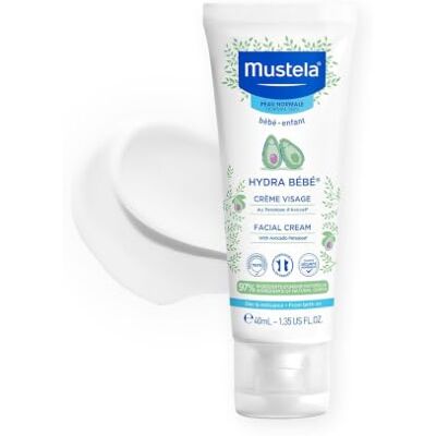 Mustela Hydra Bebe creme facial desde o nascimento, 40 ml Mustela Hydra Bebe creme facial desde o nascimento, 40 ml