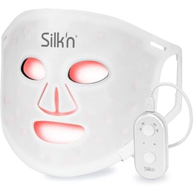 SILK'N Máscara LED facial I Face LED Mask I máscara para rejuvenescer a pele e reduzir manchas I luz vermelha, azul, amarela e violeta I branca SILK'N Máscara LED facial I Face LED Mask I máscara para rejuvenescer a pele e reduzir manchas I luz vermelha, azul, amarela e violeta I branca