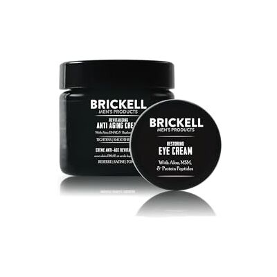 Brickell Men's Products Brickell Men's Ultimate Anti-Aging Routine, creme noturno antirrugas e creme para os olhos para reduzir o inchaço, rugas, olheiras e inchaço, orgânico e natural, perfumado Brickell Men's Products Brickell Men's Ultimate Anti-Aging Routine, creme noturno antirrugas e creme para os olhos para reduzir o inchaço, rugas, olheiras e inchaço, orgânico e natural, perfumado