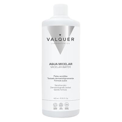 B D. BULLON Valquer Origins água micelar para peles sensíveis, removedor facial sem alérgenos, limpeza de rosto, olhos e pescoço, fórmula vegana, 400 ml B D. BULLON Valquer Origins água micelar para peles sensíveis, removedor facial sem alérgenos, limpeza de rosto, olhos e pescoço, fórmula vegana, 400 ml