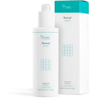 colibri skincare REVIVAL TONER (200 ml) Tónico facial para uma pele radiante e hidratada, tom facial pele mista sem álcool, tónico facial pele sensível para cuidados intensivos colibri skincare REVIVAL TONER (200 ml) Tónico facial para uma pele radiante e hidratada, tom facial pele mista sem álcool, tónico facial pele sensível para cuidados intensivos