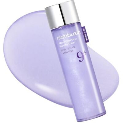 numbuzin No.9 Toner NAD+ PDRN Glow Boosting Toner Iluminante, Firmador, Hidratante, Elasticidade, Rugas, Linhas Finas, Cuidados com a Pele Coreano Salmon PDRN, Peptídeos, NAD Essência para numbuzin No.9 Toner NAD+ PDRN Glow Boosting Toner Iluminante, Firmador, Hidratante, Elasticidade, Rugas, Linhas Finas, Cuidados com a Pele Coreano Salmon PDRN, Peptídeos, NAD Essência para