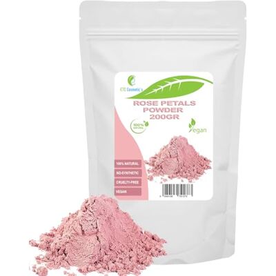 ETC Cosmetic`s Pó de pétalas de rosa 200 g máscaras faciais, máscaras corporais, máscaras capilares e fragrâncias calmantes Excelente tónico natural para a pele ETC Cosmetic`s Pó de pétalas de rosa 200 g máscaras faciais, máscaras corporais, máscaras capilares e fragrâncias calmantes Excelente tónico natural para a pele