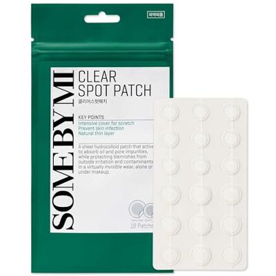 SOME BY MI 30 dias Miracle Clear Spot Patch, remendos antiacne 8 unidades, transparente SOME BY MI 30 dias Miracle Clear Spot Patch, remendos antiacne 8 unidades, transparente