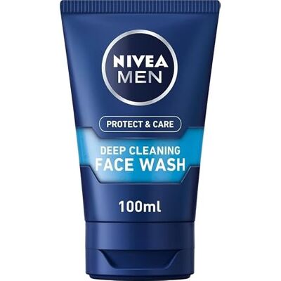 NIVEA MEN NIVEA Homens limpeza profunda Face Wash 100 ml NIVEA MEN NIVEA Homens limpeza profunda Face Wash 100 ml