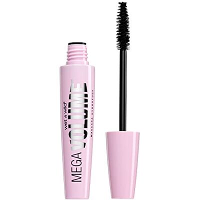 Wet n Wild Mega Volume máscara Máscara de pestanas preta para obter pestanas hipnóticas com volume até 5 vezes maior maquilhagem para olhos Very Black 1 unidade Wet n Wild Mega Volume máscara Máscara de pestanas preta para obter pestanas hipnóticas com volume até 5 vezes maior maquilhagem para olhos Very Black 1 unidade