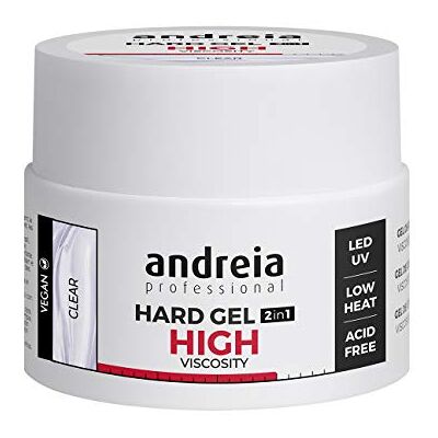 Andreia - Profection Hard Gel 2 em 1 - Translúcido - 44gr - Hard Gel Andreia - Profection Hard Gel 2 em 1 - Translúcido - 44gr - Hard Gel