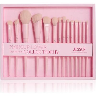 Jessup Conjunto de Pincéis de Maquilhagem de Rosa de Pelo Macio Vegano Ideais para Mulheres, Como Presente de Aniversário Pincéis de Maquilhagem Profissionais para Base, Corretor, Sombra de Olhos Jessup Conjunto de Pincéis de Maquilhagem de Rosa de Pelo Macio Vegano Ideais para Mulheres, Como Presente de Aniversário Pincéis de Maquilhagem Profissionais para Base, Corretor, Sombra de Olhos