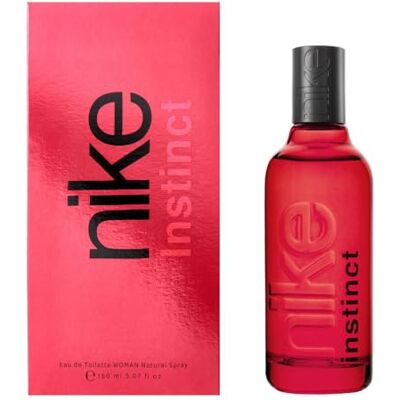 Nike Instinct Woman 150 ml, Colónia mulher, perfume formato líquido, Eau de Toilette natural e feminina, aroma madeirado oriental, fragrância fresca e de longa duração Nike Instinct Woman 150 ml, Colónia mulher, perfume formato líquido, Eau de Toilette natural e feminina, aroma madeirado oriental, fragrância fresca e de longa duração