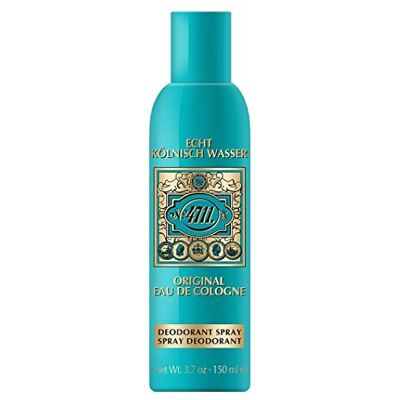 4711 ® Original Eau de Cologne o desodorizante clássico frescura duradoura, spray com atomizador de 150 ml. 4711 ® Original Eau de Cologne o desodorizante clássico frescura duradoura, spray com atomizador de 150 ml.