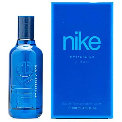 Nike Viral Blue 100 ml, Perfume Hombre, Colonia Viral Blue, Perfumada y en Formato Spray, Eau de Toilette Masculina, Fresca e Inolvidable, Cítrica y de Larga Duración, Man Nike Viral Blue 100 ml, Perfume Hombre, Colonia Viral Blue, Perfumada y en Formato Spray, Eau de Toilette Masculina, Fresca e Inolvidable, Cítrica y de Larga Duración, Man