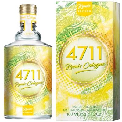 4711 Desconocido REMIX COLOGNE LEMON edc vapo 100 ml ® Remix Cologne Limon Urban Summer Eau de Cologne – Fresco aroma a limón con notas afrutadas veraniegas. 4711 Desconocido REMIX COLOGNE LEMON edc vapo 100 ml ® Remix Cologne Limon Urban Summer Eau de Cologne – Fresco aroma a limón con notas afrutadas veraniegas.
