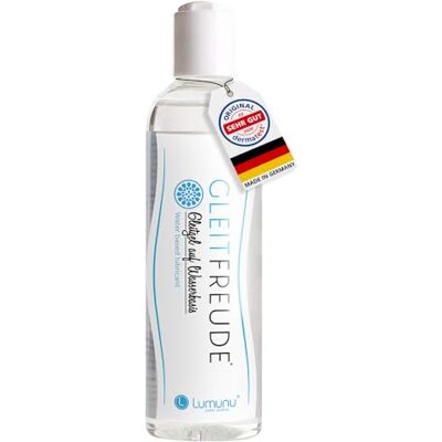 Lumunu Gel lubrificante Aqua Deluxe GLEITFREUDE, lubrificante à base de água com efeito duradouro (250 ml) Lumunu Gel lubrificante Aqua Deluxe GLEITFREUDE, lubrificante à base de água com efeito duradouro (250 ml)