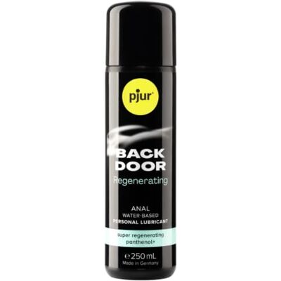 pjur BACK DOOR Regenerating Lubrificante anal aquoso para sexo anal intenso com pantenol e camomila (250 ml) pjur BACK DOOR Regenerating Lubrificante anal aquoso para sexo anal intenso com pantenol e camomila (250 ml)