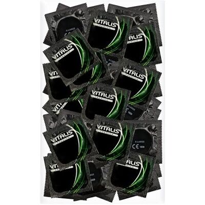 VITALIS 100 Preservativos Premium XL para os Rapazes Grandes da VITALIS 100 Preservativos Premium XL para os Rapazes Grandes da
