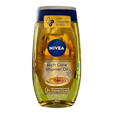 NIVEA Gel de duche natural de óleo 200 ml NIVEA Gel de duche natural de óleo 200 ml