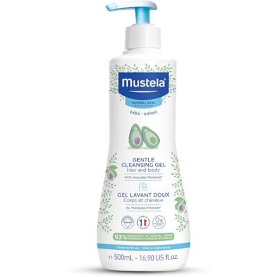 Mustela Gel de limpeza suave, 500 ml (embalagem de 1) Mustela Gel de limpeza suave, 500 ml (embalagem de 1)