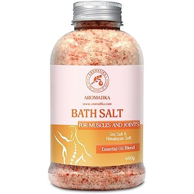 Trust Articulações e músculos de sais de banho 600 g óleos essenciais de lavanda e sálvia e alecrim 100 % naturais sais marinhos acalma os músculos cansados desintoxica relaxamento Trust Articulações e músculos de sais de banho 600 g óleos essenciais de lavanda e sálvia e alecrim 100 % naturais sais marinhos acalma os músculos cansados desintoxica relaxamento