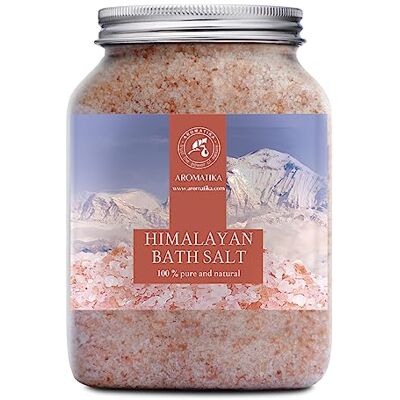 Trust Sal rosa do Himalaia grosso 1300 g Sal mineral natural para cuidados corporais, esfoliação e bem-estar, grão grosso, uso cosmético e relaxante Trust Sal rosa do Himalaia grosso 1300 g Sal mineral natural para cuidados corporais, esfoliação e bem-estar, grão grosso, uso cosmético e relaxante