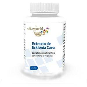 Vita World Ecklonia Cava 120 cápsulas farmácia Alemanha Algas marinhas Laminariais Phaeophyta Vita World Ecklonia Cava 120 cápsulas farmácia Alemanha Algas marinhas Laminariais Phaeophyta
