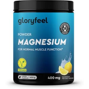 Gloryfeel Magnésio complex em pó 600g com bisglicinato, citrato e malato em altas doses fácil de dissolver para músculos, nervos e equilíbrio eletrolítico* sabor a limão 100% puro Gloryfeel Magnésio complex em pó 600g com bisglicinato, citrato e malato em altas doses fácil de dissolver para músculos, nervos e equilíbrio eletrolítico* sabor a limão 100% puro
