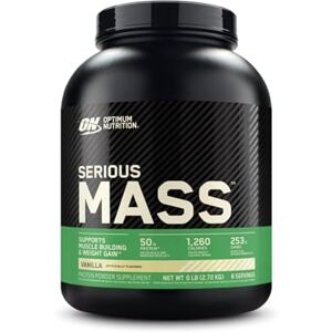 Optimum Nutrition Serious Mass (2727g) - 2727g Baunilha Optimum Nutrition Serious Mass (2727g) - 2727g Baunilha