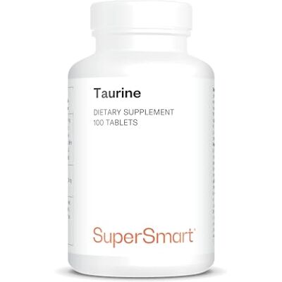 SUPERSMART Taurina Potência do desempenho físico e mental Aminoácido antioxidante Ajuda à recuperação muscular após o exercício sem OGM Vegan SUPERSMART Taurina Potência do desempenho físico e mental Aminoácido antioxidante Ajuda à recuperação muscular após o exercício sem OGM Vegan
