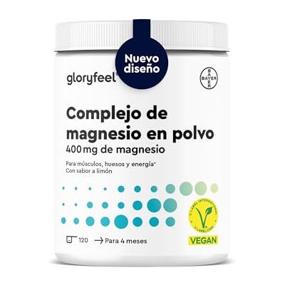 Gloryfeel Magnésio complex em pó 600g com bisglicinato, citrato e malato em altas doses fácil de dissolver para músculos, nervos e equilíbrio eletrolítico* sabor a limão 100% puro Gloryfeel Magnésio complex em pó 600g com bisglicinato, citrato e malato em altas doses fácil de dissolver para músculos, nervos e equilíbrio eletrolítico* sabor a limão 100% puro