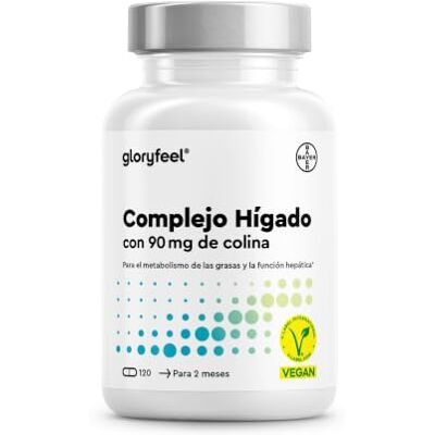 Gloryfeel Liver Complex Cardo mariano 500 mg (80% de silimarina) e COLINA + algodão, açafrão, espirulina, zinco e selénio complexo para o fígado* 120 cápsulas veganas, testado em laboratório Gloryfeel Liver Complex Cardo mariano 500 mg (80% de silimarina) e COLINA + algodão, açafrão, espirulina, zinco e selénio complexo para o fígado* 120 cápsulas veganas, testado em laboratório