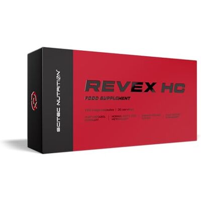 Scitec Nutrition Revex HC L-carnitina HCA CLA Aminoácidos extratos de plantas, vitaminas e minerais, com cafeína, 120 mega cápsulas Scitec Nutrition Revex HC L-carnitina HCA CLA Aminoácidos extratos de plantas, vitaminas e minerais, com cafeína, 120 mega cápsulas
