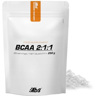 Ab's MAXIMIZE YOUR BODY BCAA 2: 1: 1 em pó * 25 porções / BCAA 2: 1: 1 em pó 250 g * crescimento muscular (anabolismo), força, recuperação muscular Ab's MAXIMIZE YOUR BODY BCAA 2: 1: 1 em pó * 25 porções / BCAA 2: 1: 1 em pó 250 g * crescimento muscular (anabolismo), força, recuperação muscular