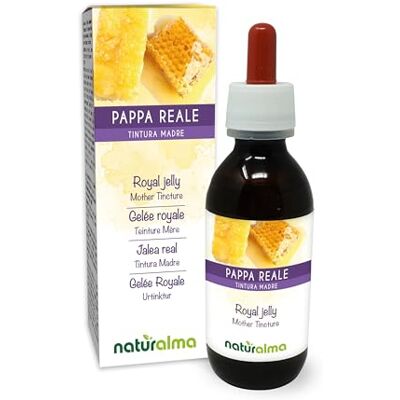 Naturalma Geleia real (Royal Jelly) Tintura mãe sem álcool natureza extrato líquido gotas 120 ml complemento alimentar Naturalma Geleia real (Royal Jelly) Tintura mãe sem álcool natureza extrato líquido gotas 120 ml complemento alimentar