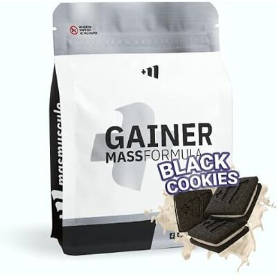 MM Supplements Gainer Mass Fórmula 3 kg Vencedor de massa muscular Black Cookies Carboidratos proteína de soro leite caseína mista + L-glutamina Kyowa Creatina monohidratada Enzimas Digestivas MM Supplements Gainer Mass Fórmula 3 kg Vencedor de massa muscular Black Cookies Carboidratos proteína de soro leite caseína mista + L-glutamina Kyowa Creatina monohidratada Enzimas Digestivas