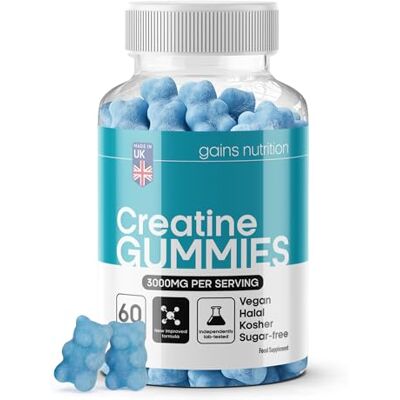 Gains Nutrition - Creatine Gummies - 3 g Monohidratado - Gummies Gains Nutrition - Creatine Gummies - 3 g Monohidratado - Gummies
