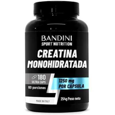 BANDINI ® Creatina 180 cápsulas, 3000 mg por dia creatina monohidratada Para treino, ginásio e pré-Workout puro monohidrato de creatina micronizada ultra cápsulas, 100% vegan, sem glúten BANDINI ® Creatina 180 cápsulas, 3000 mg por dia creatina monohidratada Para treino, ginásio e pré-Workout puro monohidrato de creatina micronizada ultra cápsulas, 100% vegan, sem glúten