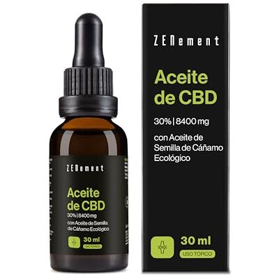 Zenement Óleo de cânhamo 30% de alta pureza, orgânico, 30 ml, uso exclusivo tópico Com óleo de semente de cânhamo e conta-gotas doseador, vegano, sem aditivos, origem natural Zenement Óleo de cânhamo 30% de alta pureza, orgânico, 30 ml, uso exclusivo tópico Com óleo de semente de cânhamo e conta-gotas doseador, vegano, sem aditivos, origem natural