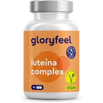 Gloryfeel Luteina com Zeaxantina Olhos vitaminas para a vista com vitamina A e riboflavina, 90 cápsulas (fornecimento para 3 meses) Testado em laboratório e desenvolvida na Alemanha Gloryfeel Luteina com Zeaxantina Olhos vitaminas para a vista com vitamina A e riboflavina, 90 cápsulas (fornecimento para 3 meses) Testado em laboratório e desenvolvida na Alemanha