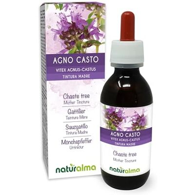 Naturalma Sauzgatillo (Vitex agnus-castus) frutos Tintura Mãe sem álcool Extrato líquido gotas 120 ml Suplemento alimentar Vegano Naturalma Sauzgatillo (Vitex agnus-castus) frutos Tintura Mãe sem álcool Extrato líquido gotas 120 ml Suplemento alimentar Vegano