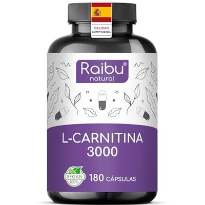 Raibu - Cápsula de L-Carnitina - Alto Dose Raibu - Cápsula de L-Carnitina - Alto Dose