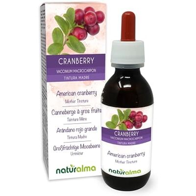 Naturalma Cranberry vermelho grande ou Cranberry (Vaccinium macrocarpon ou Oxycoccus macrocarpos) frutos pintura mãe sem álcool natureza extrato líquido gotas 120 ml complemento alimentar Vegan Naturalma Cranberry vermelho grande ou Cranberry (Vaccinium macrocarpon ou Oxycoccus macrocarpos) frutos pintura mãe sem álcool natureza extrato líquido gotas 120 ml complemento alimentar Vegan