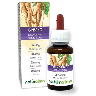 Naturalma Ginseng (Panax ginseng) raízes pintura mãe sem álcool natureza extrato líquido gotas 60 ml complemento alimentar vegano Naturalma Ginseng (Panax ginseng) raízes pintura mãe sem álcool natureza extrato líquido gotas 60 ml complemento alimentar vegano