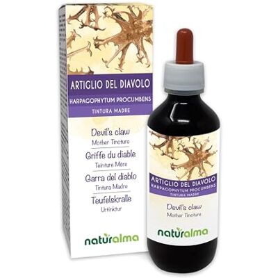 Naturalma Garra do o harpagófito (Harpagophytum procumbens) raízes pintura mãe sem álcool natureza extrato líquido gotas 200 ml complemento alimentar Vegan Naturalma Garra do o harpagófito (Harpagophytum procumbens) raízes pintura mãe sem álcool natureza extrato líquido gotas 200 ml complemento alimentar Vegan